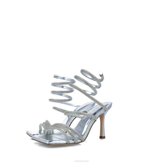 Menbur kvinnor silver lepus sandaler 608J2554