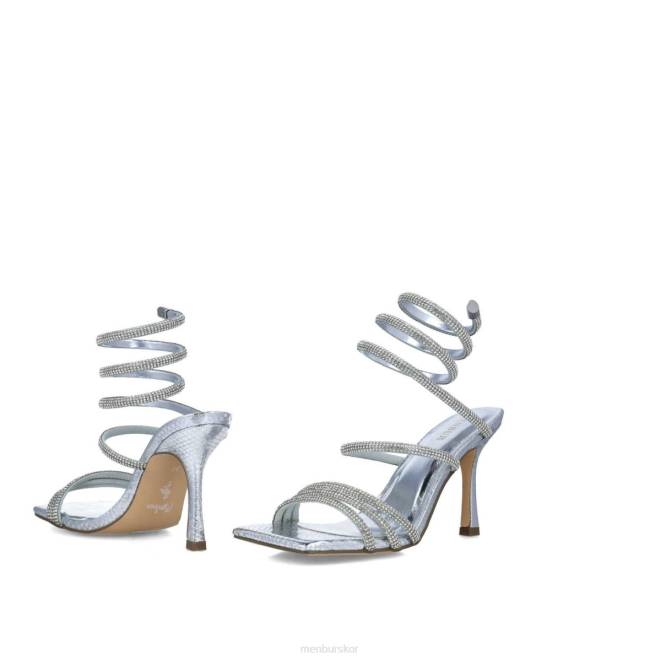 Menbur kvinnor silver lepus sandaler 608J2554