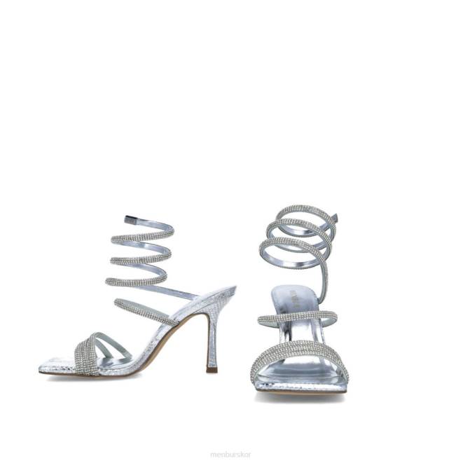 Menbur kvinnor silver lepus sandaler 608J2554