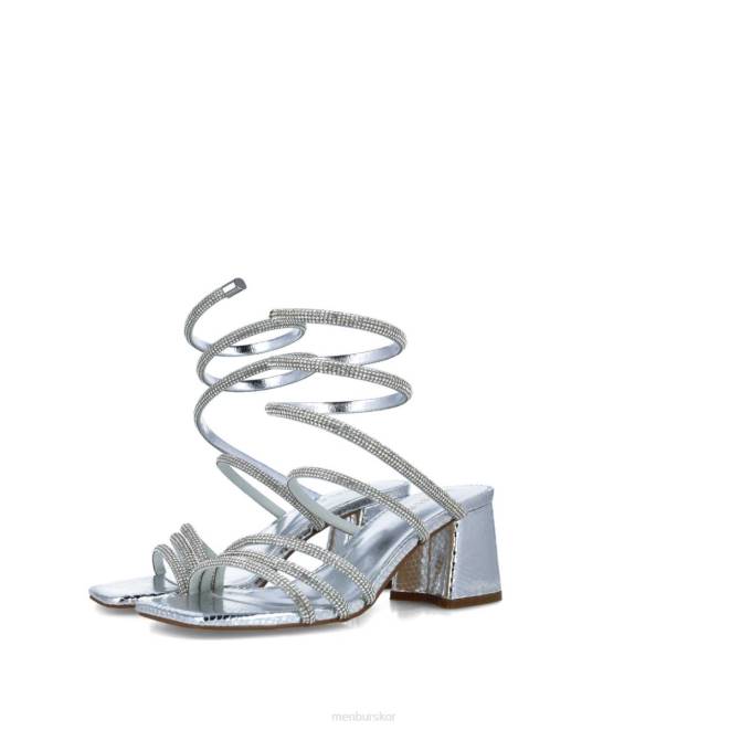 Menbur kvinnor silver lepus sandaler 608J2560