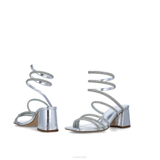 Menbur kvinnor silver lepus sandaler 608J2560