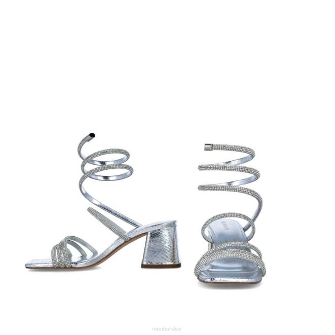 Menbur kvinnor silver lepus sandaler 608J2560