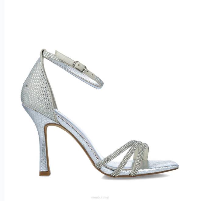 Menbur kvinnor silver lepus sandaler 608J2734