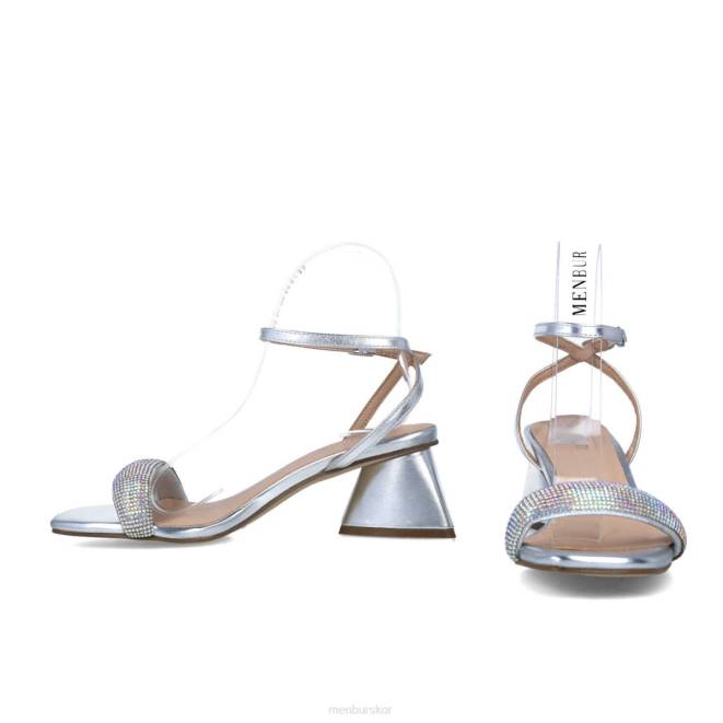 Menbur kvinnor silver lyra sandaler 608J128