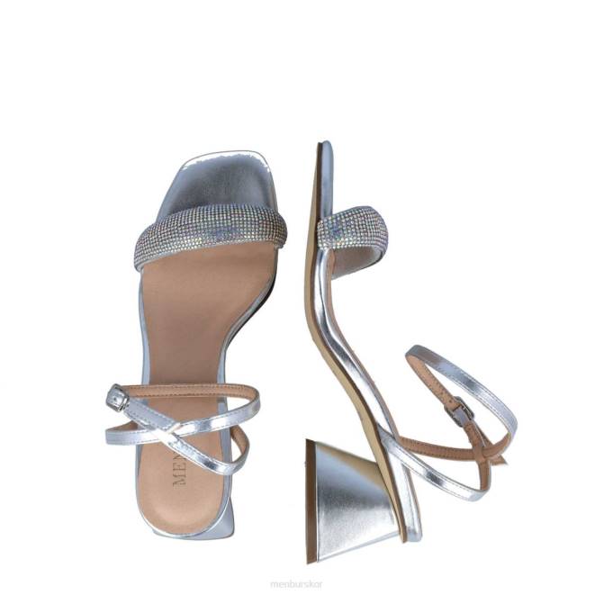 Menbur kvinnor silver lyra sandaler 608J128