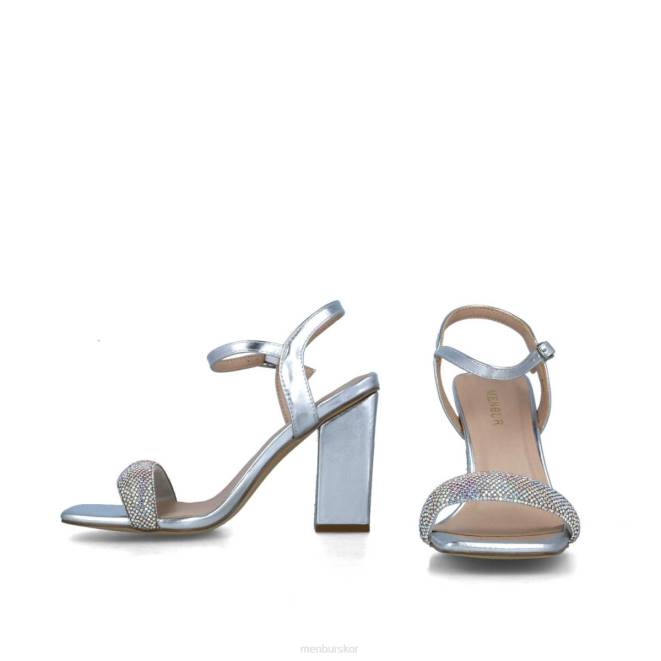 Menbur kvinnor silver lyra sandaler 608J2595