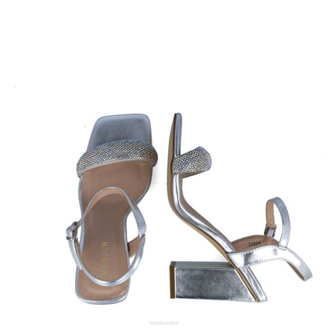 Menbur kvinnor silver lyra sandaler 608J2595