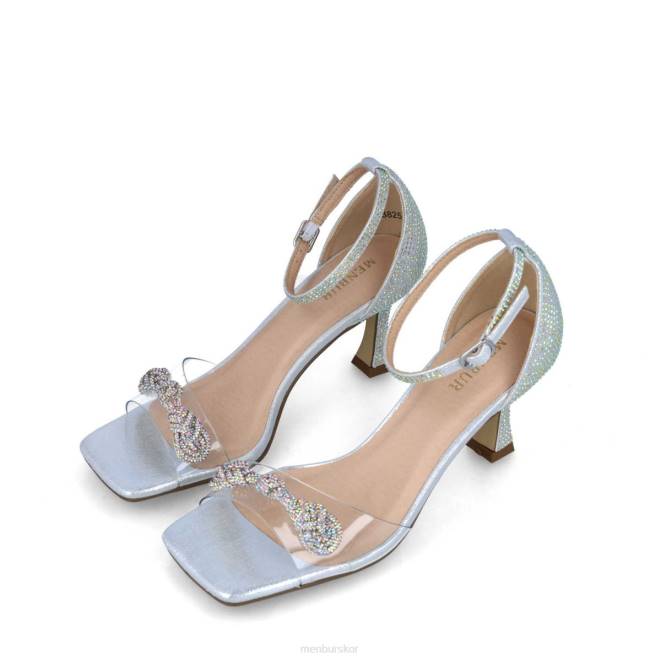 Menbur kvinnor silver perseus sandaler 608J110