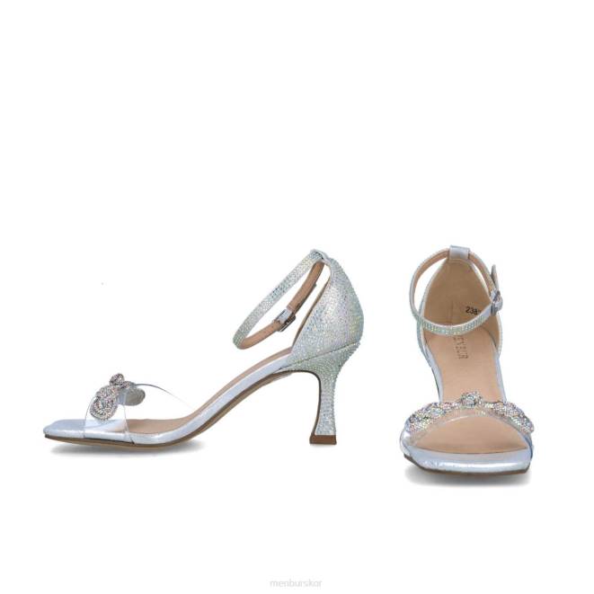 Menbur kvinnor silver perseus sandaler 608J110