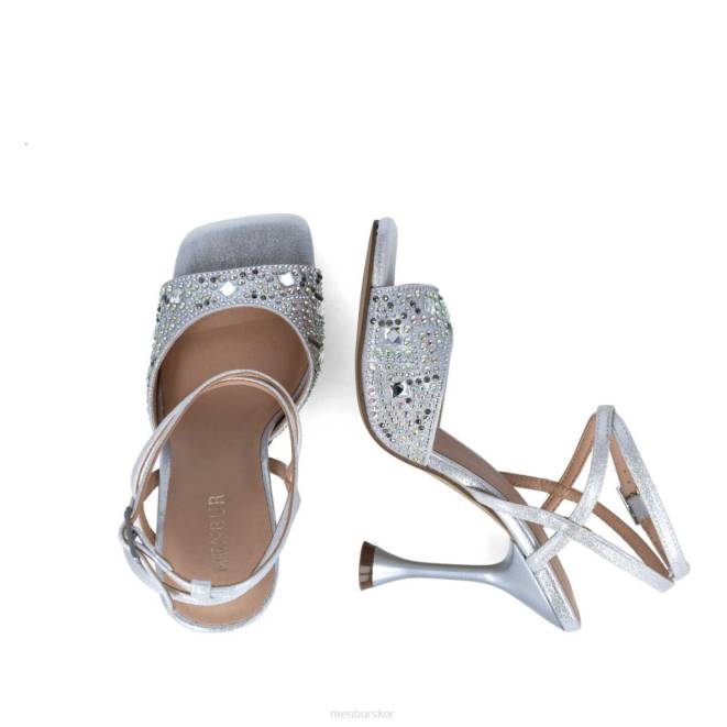 Menbur kvinnor silver procyon sandaler 608J2886