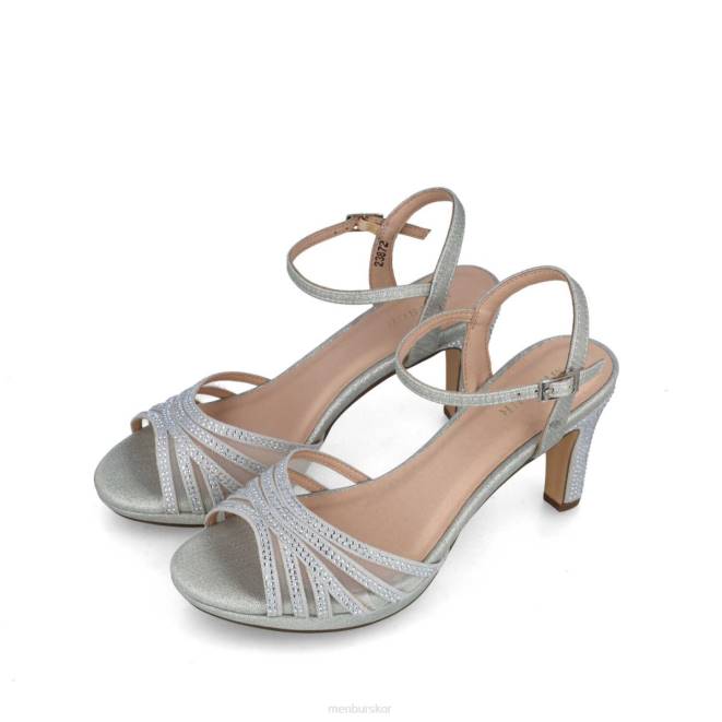 Menbur kvinnor silver saggitarius sandaler 608J146