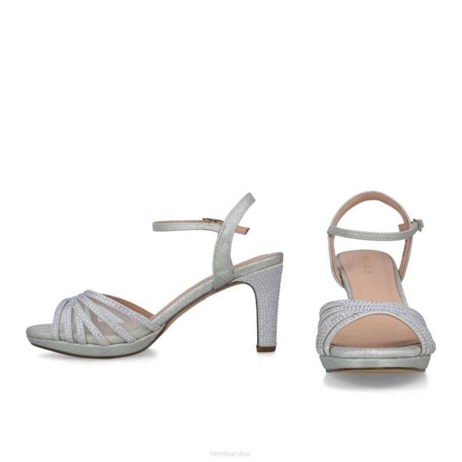 Menbur kvinnor silver saggitarius sandaler 608J146