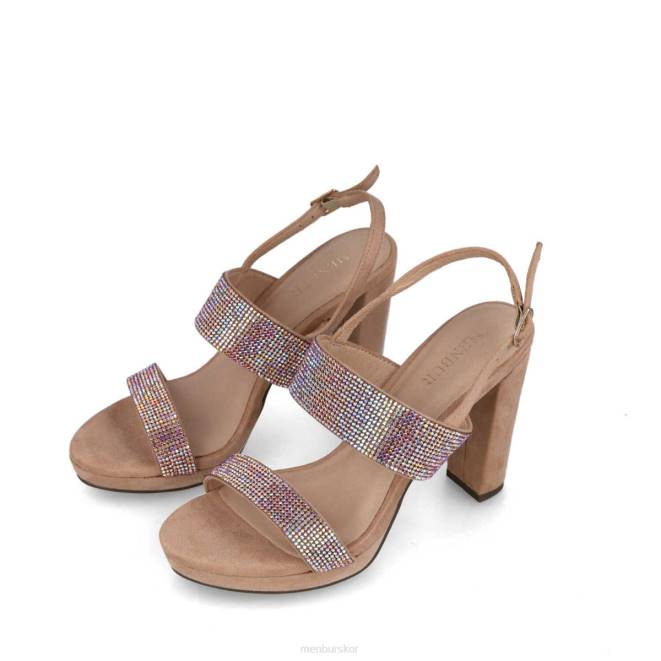 Menbur kvinnor smink rosa musca sandaler 608J2601