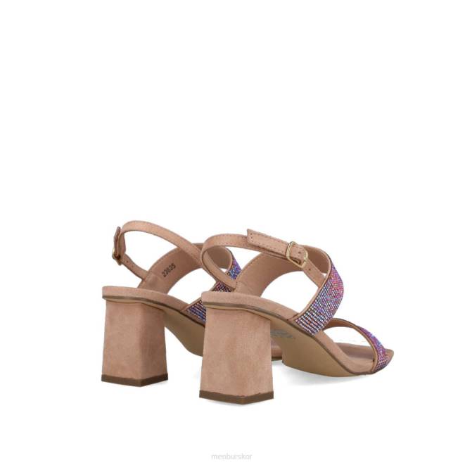 Menbur kvinnor smink rosa musca sandaler 608J2814