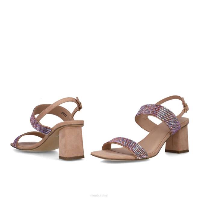 Menbur kvinnor smink rosa musca sandaler 608J2814