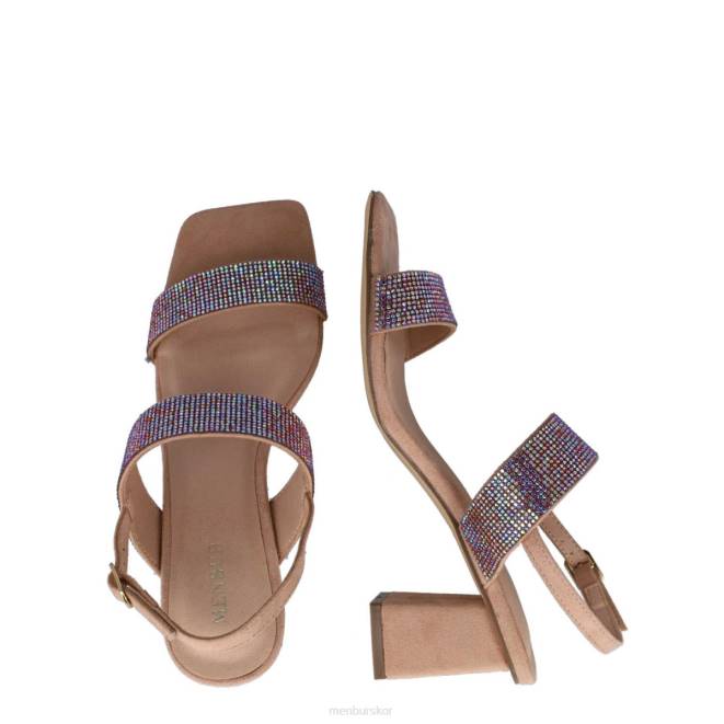 Menbur kvinnor smink rosa musca sandaler 608J2814