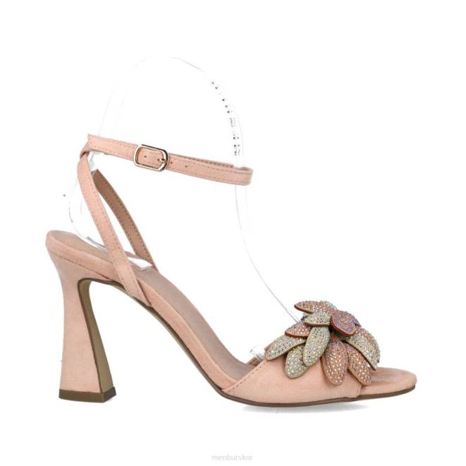 Menbur kvinnor smink rosa volans sandaler 608J2509