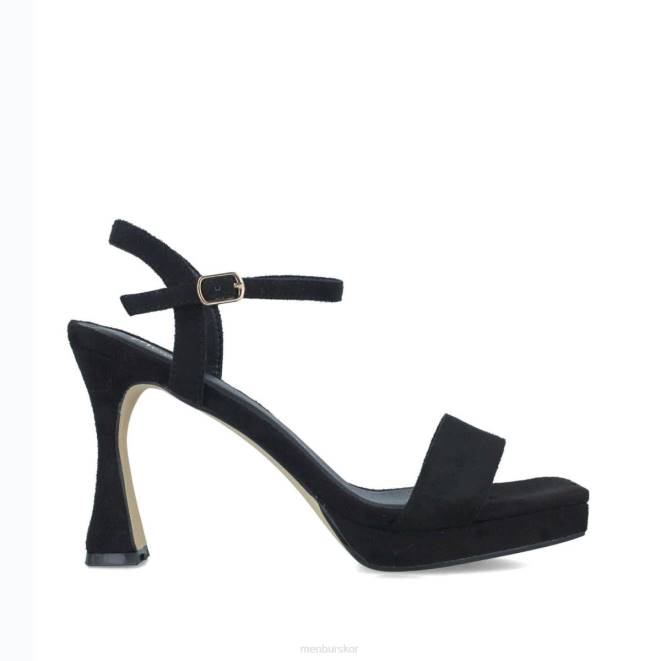 Menbur kvinnor svart Jungfrun sandaler 608J10