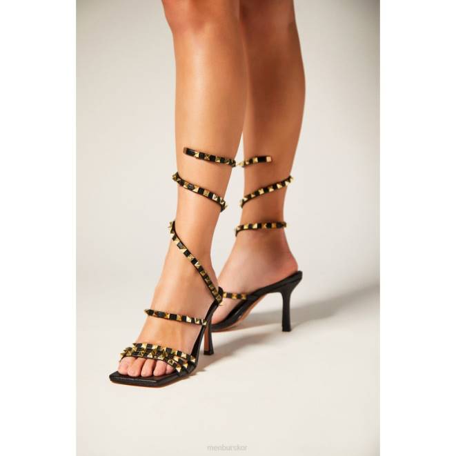 Menbur kvinnor svart Libra sandaler 608J2557