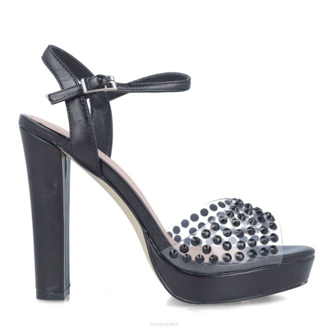 Menbur kvinnor svart ara sandaler 608J2578