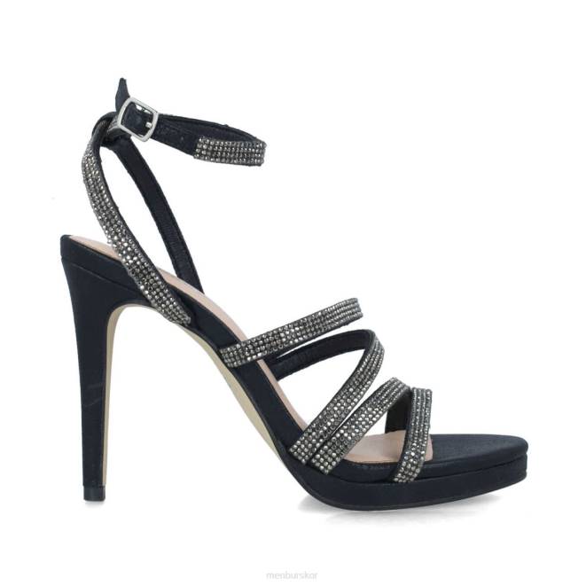 Menbur kvinnor svart cygnus sandaler 608J2695