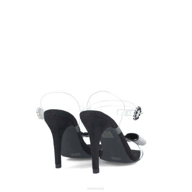 Menbur kvinnor svart dorado sandaler 608J73