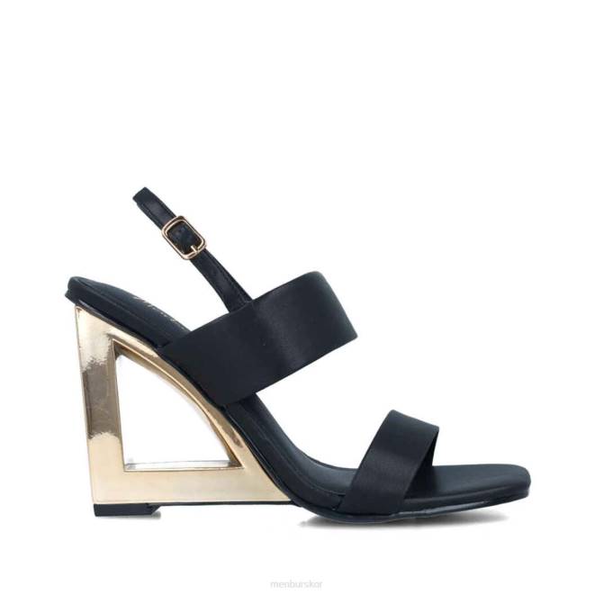 Menbur kvinnor svart kitalpha sandaler 608J158