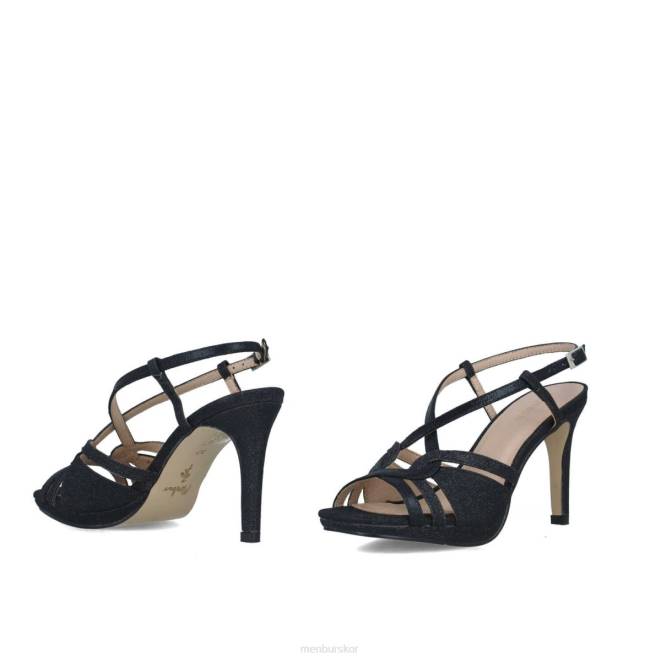Menbur kvinnor svart koma berenices sandaler 608J136