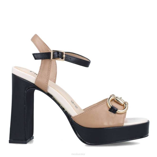 Menbur kvinnor svart ormar sandaler 608J2630