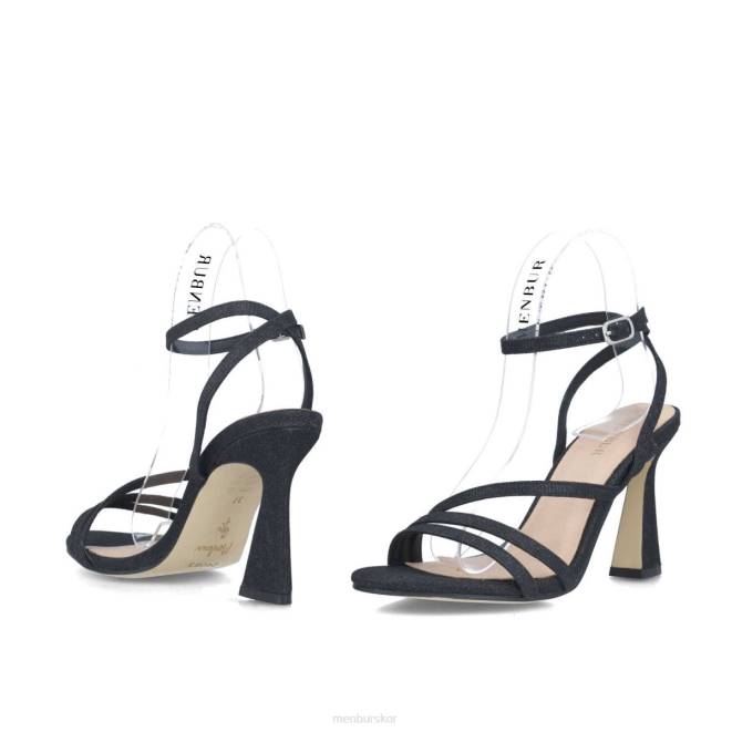 Menbur kvinnor svart pollux sandaler 608J2744