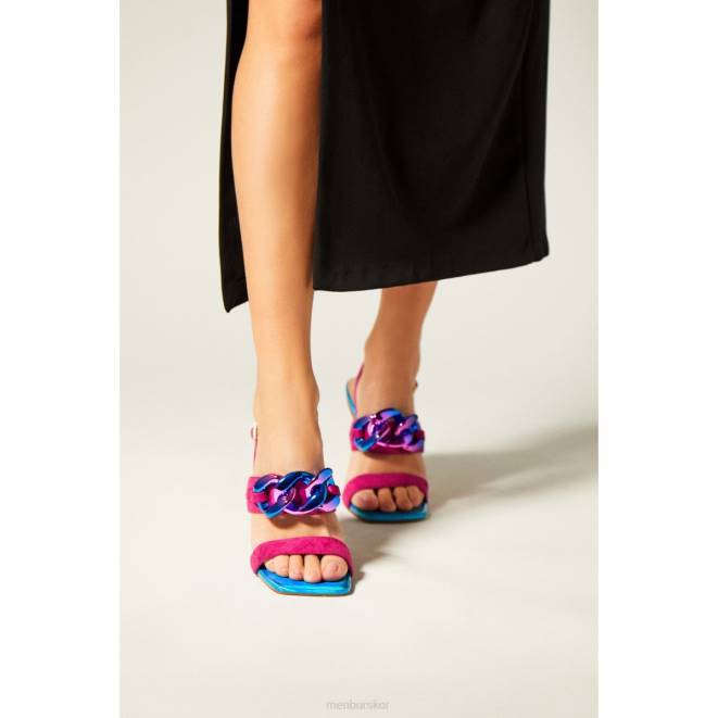 Menbur kvinnor violett reticuli sandaler 608J153