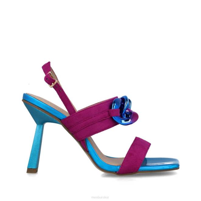 Menbur kvinnor violett reticuli sandaler 608J153