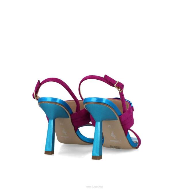 Menbur kvinnor violett reticuli sandaler 608J153