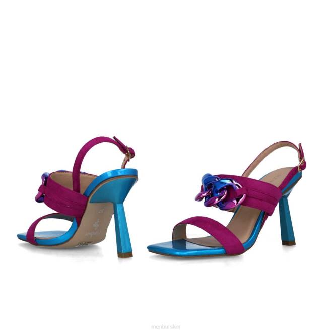 Menbur kvinnor violett reticuli sandaler 608J153