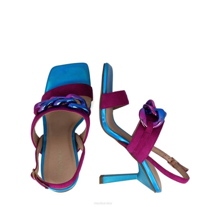 Menbur kvinnor violett reticuli sandaler 608J153