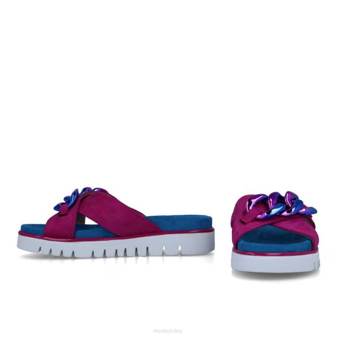 Menbur kvinnor violett reticuli sandaler 608J44