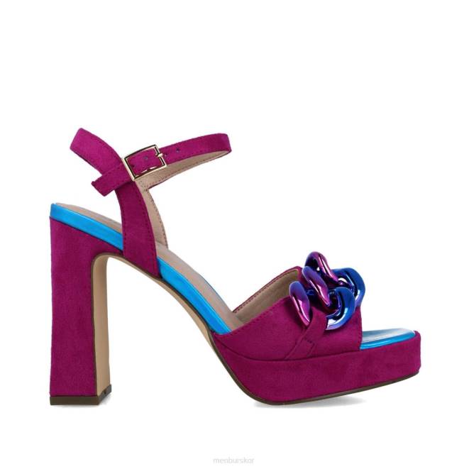 Menbur kvinnor violett reticuli sandaler 608J46