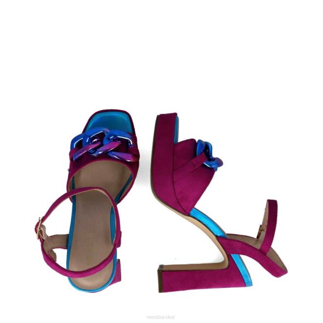 Menbur kvinnor violett reticuli sandaler 608J46