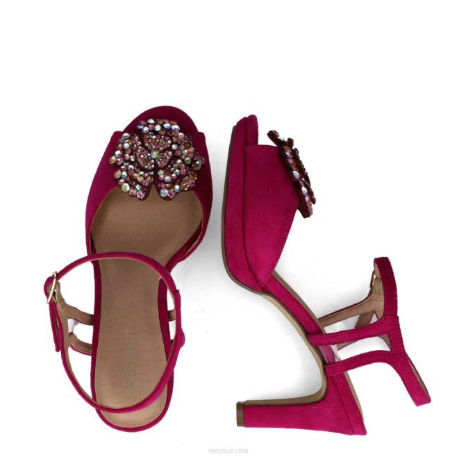 Menbur kvinnor violett valpar sandaler 608J2543