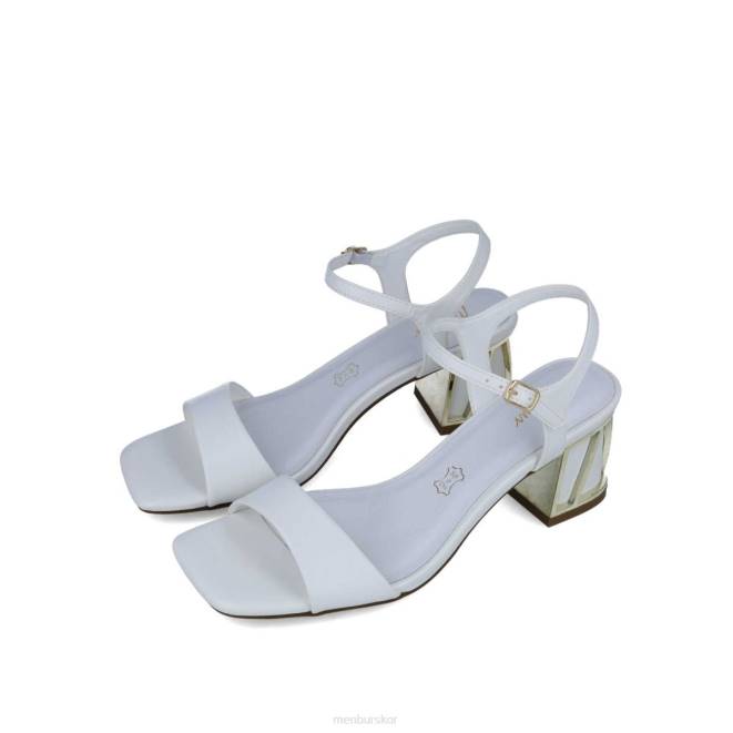 Menbur kvinnor vit eridanus sandaler 608J2751