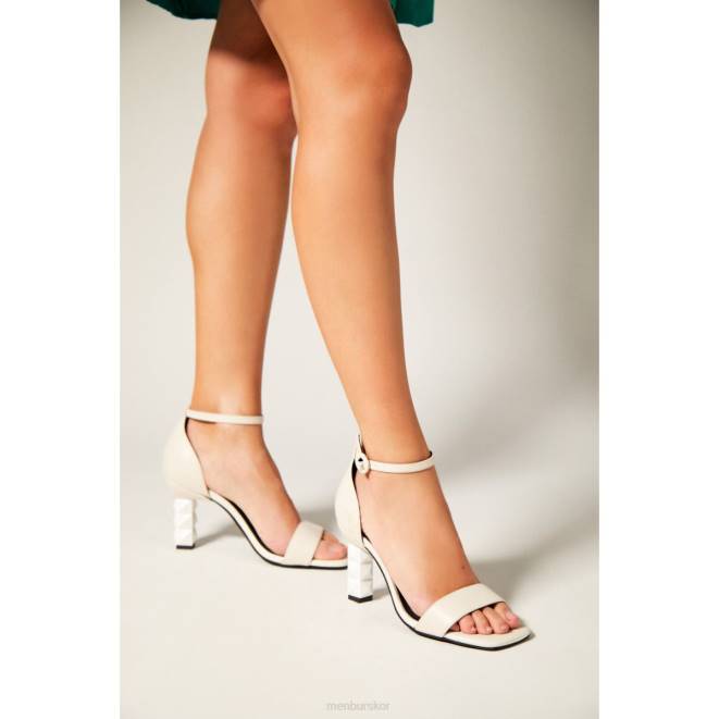 Menbur kvinnor vit fiskarna sandaler 608J2732