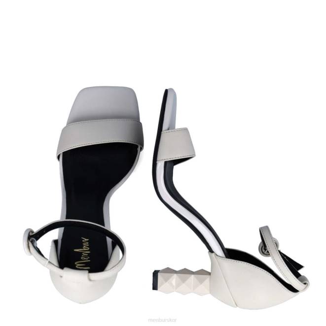 Menbur kvinnor vit fiskarna sandaler 608J2732