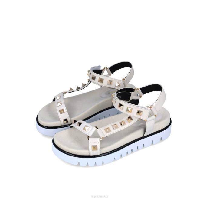 Menbur kvinnor vit fiskarna sandaler 608J45