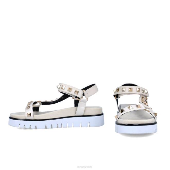 Menbur kvinnor vit fiskarna sandaler 608J45