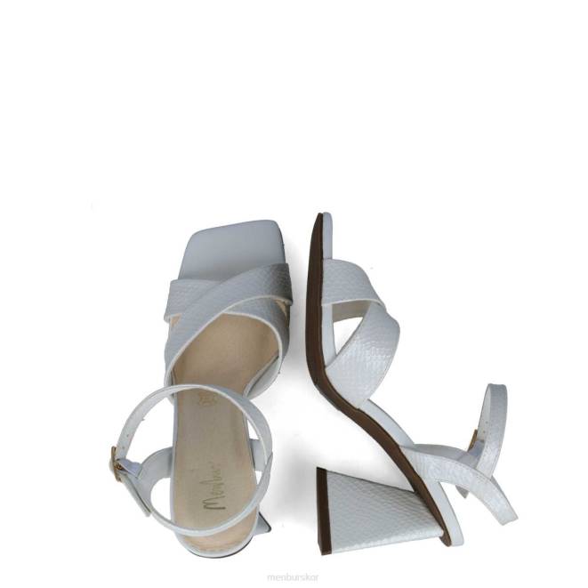 Menbur kvinnor vit oktaner sandaler 608J2765