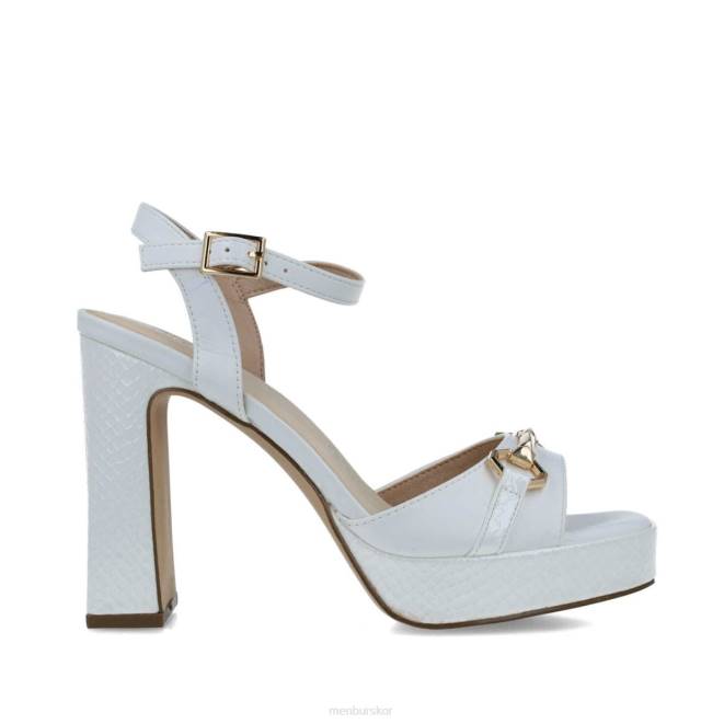 Menbur kvinnor vit oktaner sandaler 608J36