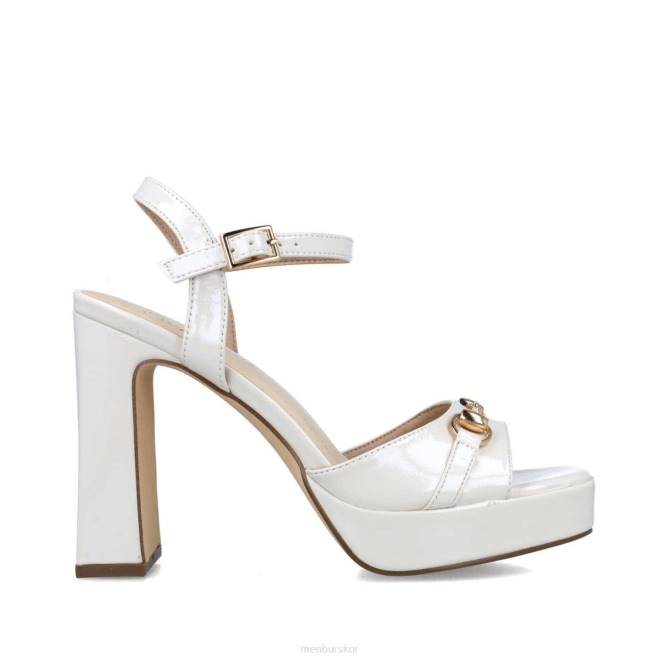 Menbur kvinnor vit skulptör sandaler 608J2606