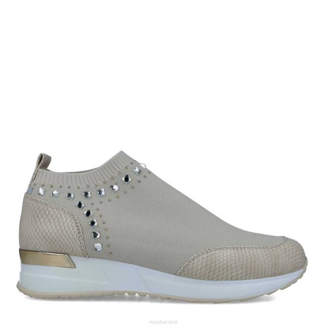 Menbur kvinnor beige Paydia sneakers 608J591