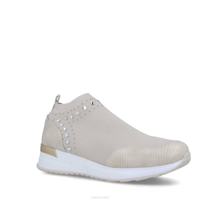 Menbur kvinnor beige Paydia sneakers 608J591