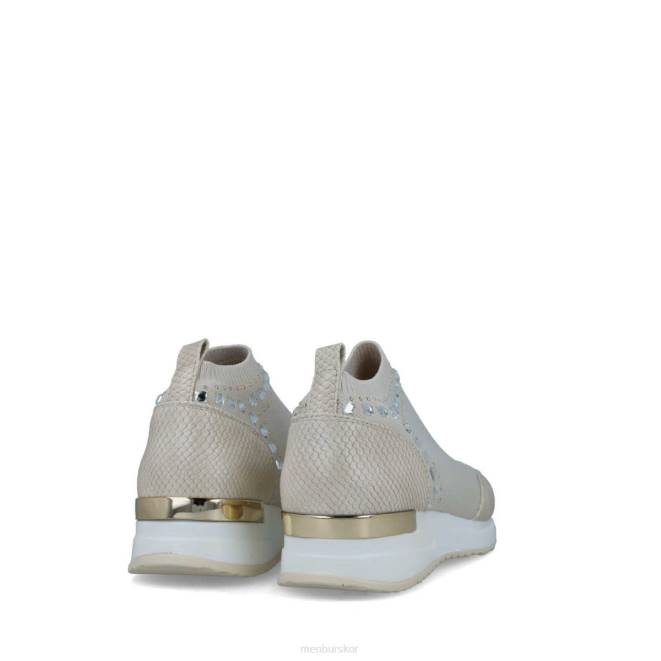 Menbur kvinnor beige Paydia sneakers 608J591